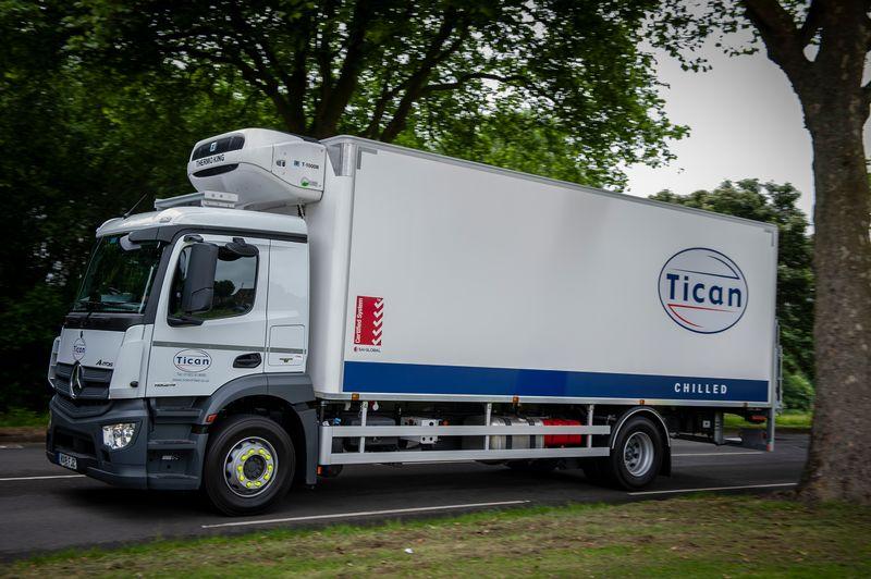 TouchStar PODStar Tican Chilled Case Study Truck Image